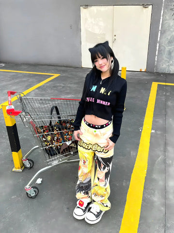 Misa heavy embroidered zip-up jeans