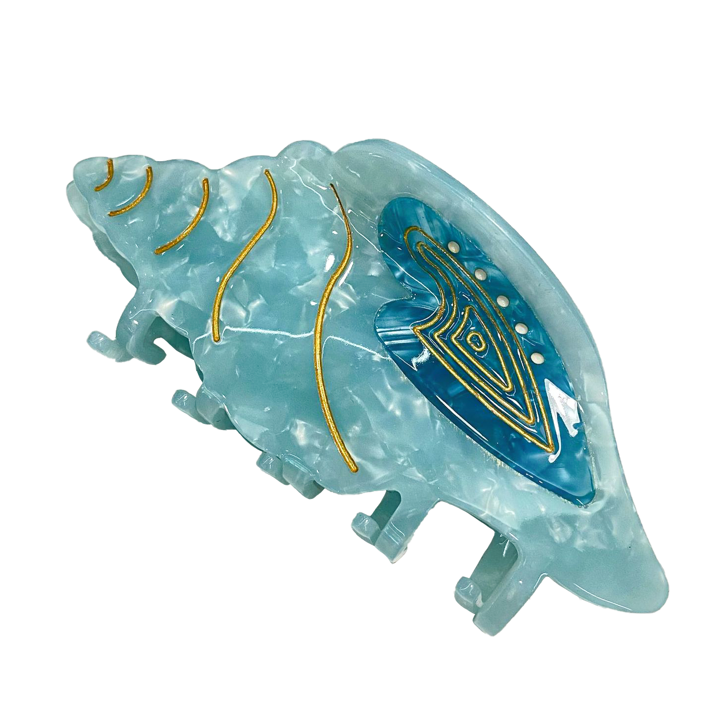 Shell Conch Sea Star Hair Clip