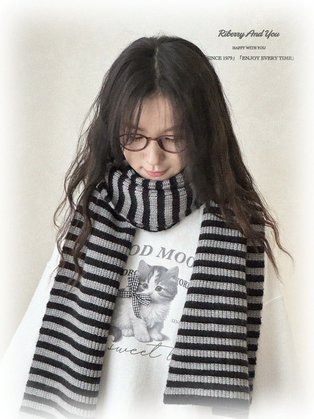 Imitation mink fur soft pink handmade fur ball cat ear hat scarf