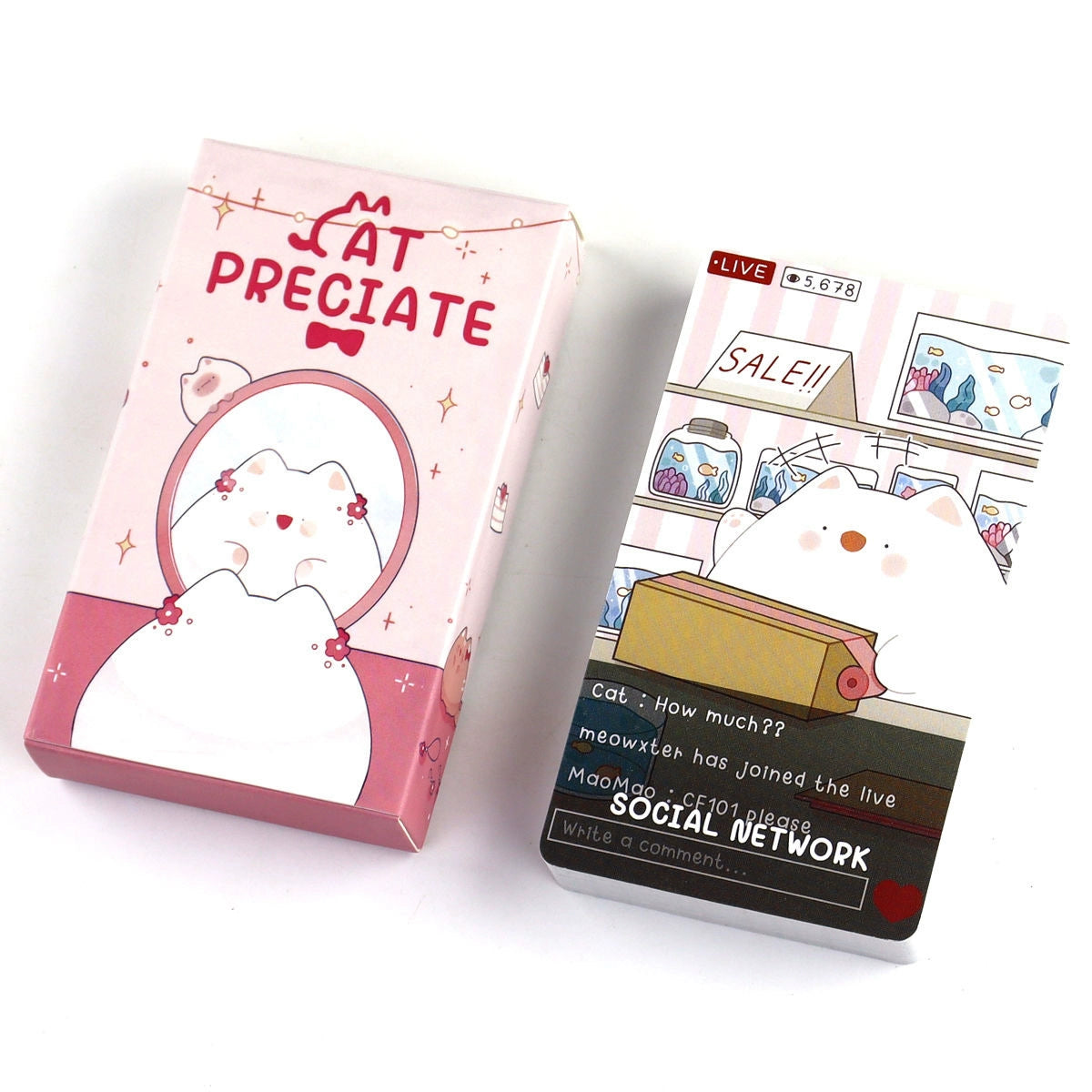 Cat Preciate Tarot Oracle 48cards
