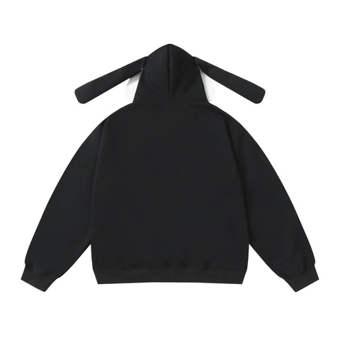 Black Rabbit Hoodie Jacket
