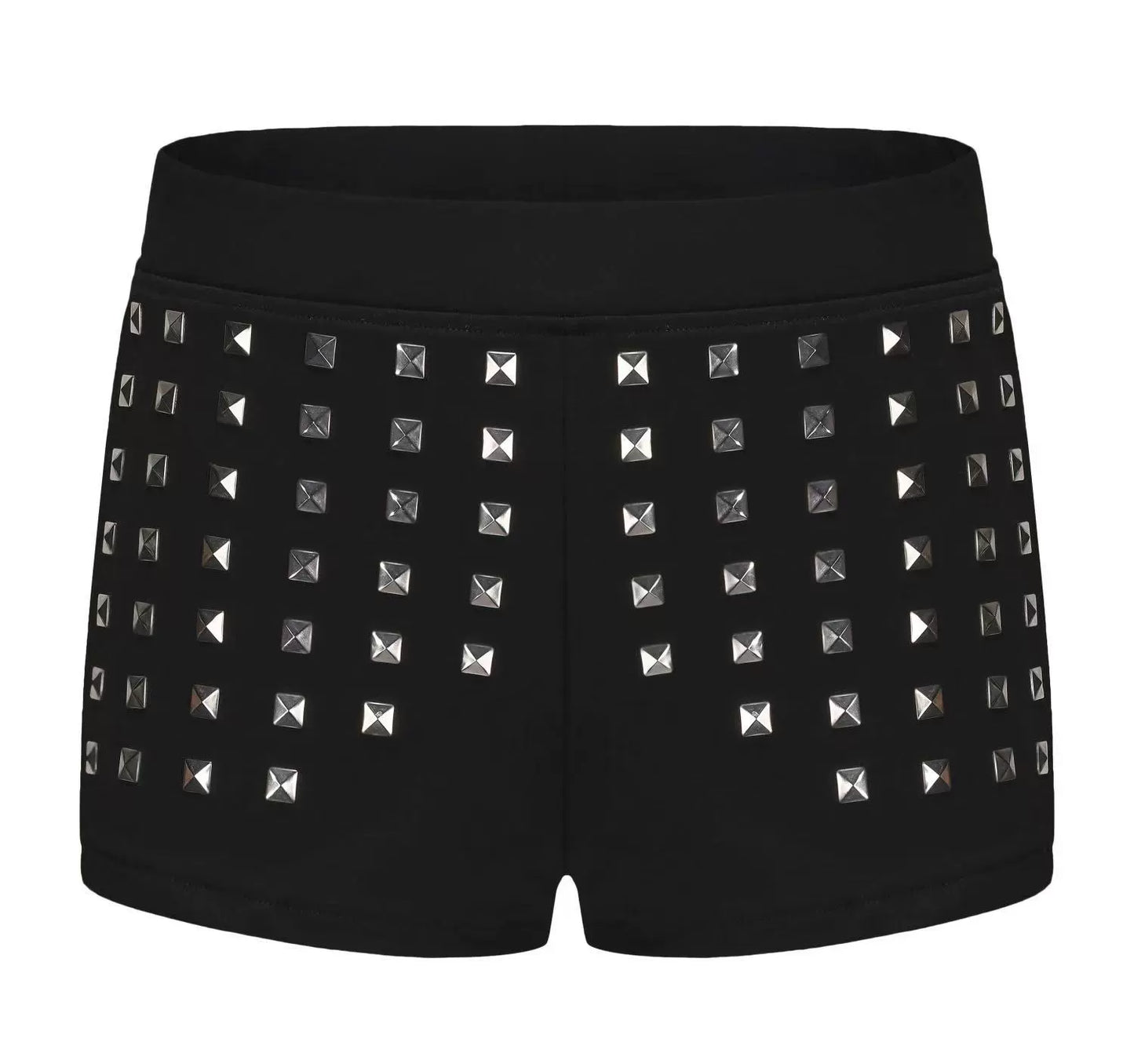 Low Waist Rivet Cross Shorts
