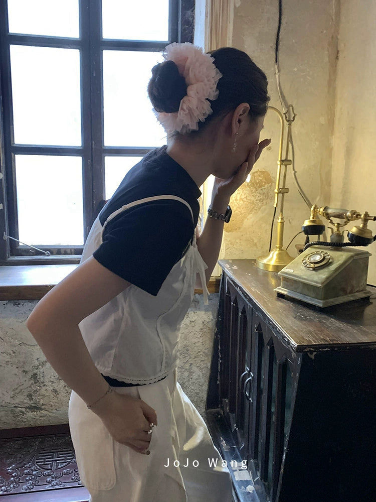 Lace mesh temperament, large intestine headband