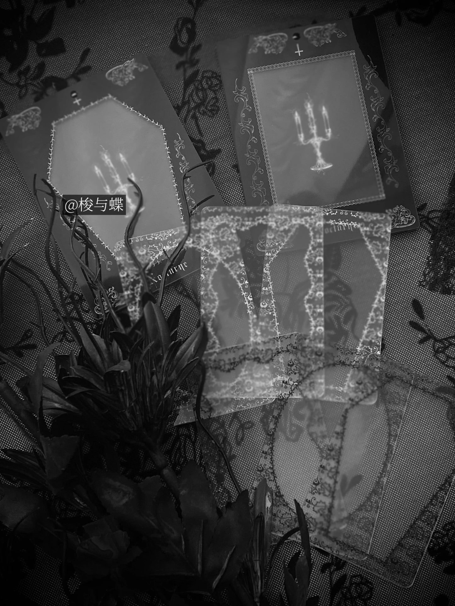 Dream series* Acrylic coffin tray card holder