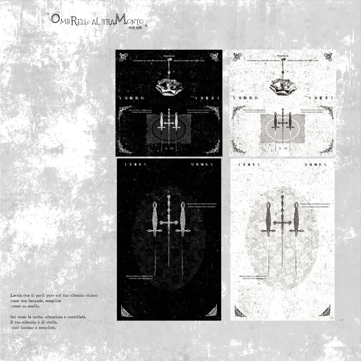 Sunset Umbrella * Medieval Dark Cultural Creation