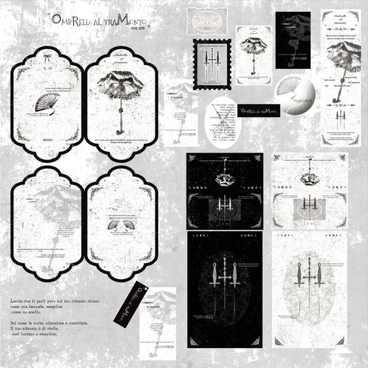 Sunset Umbrella * Medieval Dark Cultural Creation