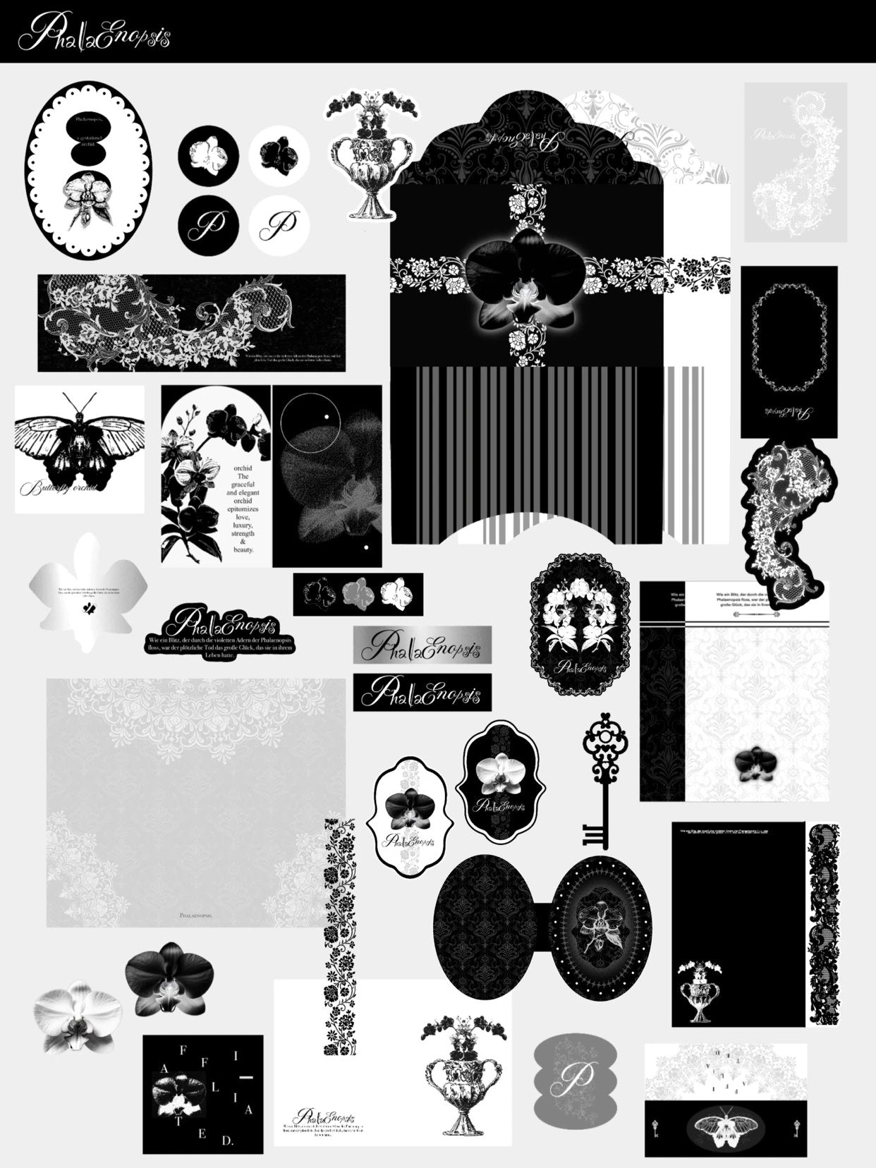 Phalaenopsis* No attribute cultural and creative packaging material pack