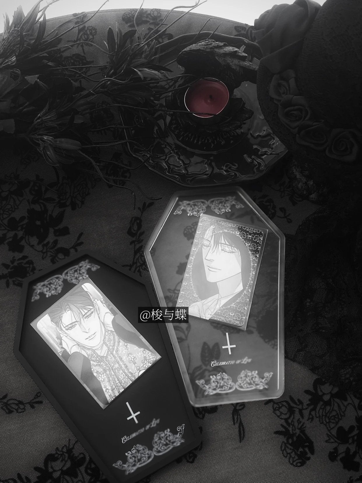 Dream series* Acrylic coffin tray card holder